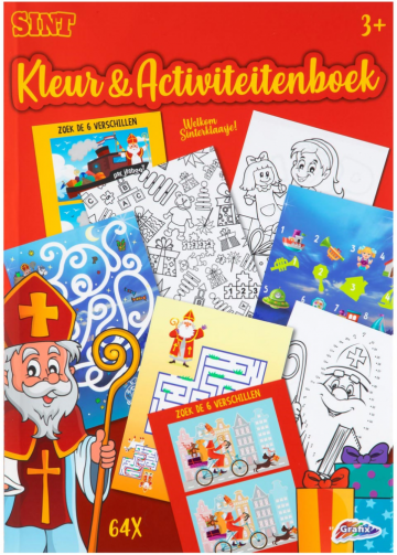Kleur en activiteitenboek sinterklaas