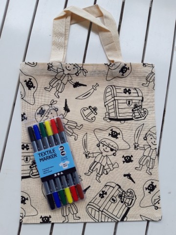 Pakket tas en stift piraat